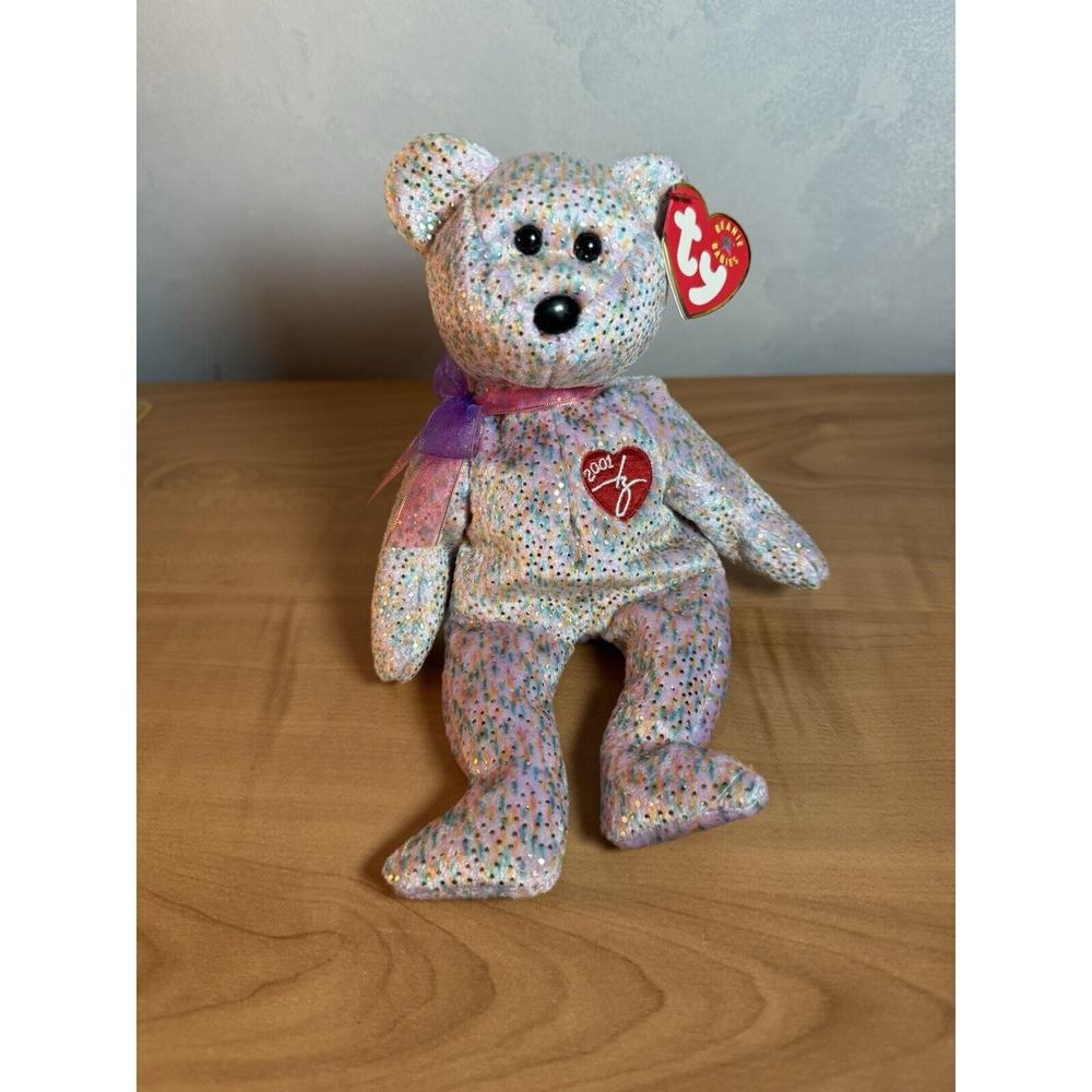 Ty Beanie Baby 2001 Signature Teddy - MWMT